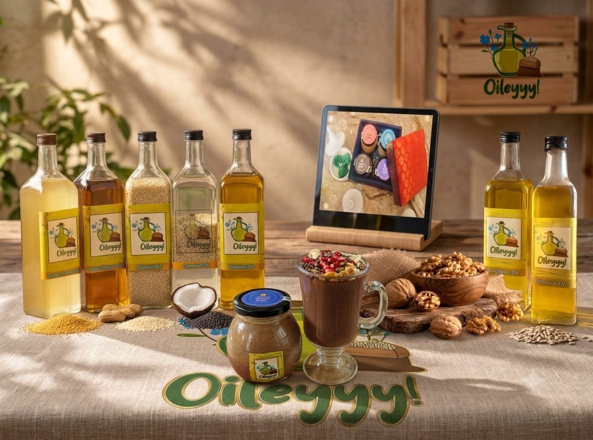 Oileyyy cold pressed oils and nut butters